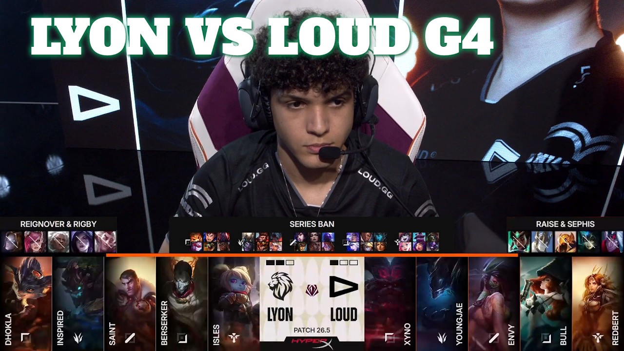 LYON vs LOUD Game 4 | First Stand 2026 Group Stage Day 2 | LYON vs LOUD G4