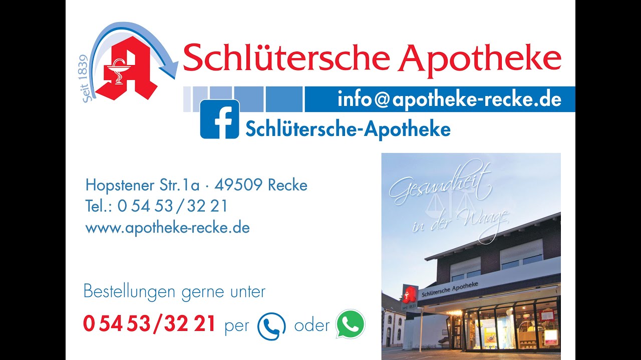 Wir - Die Schlütersche Apotheke in Recke :-)