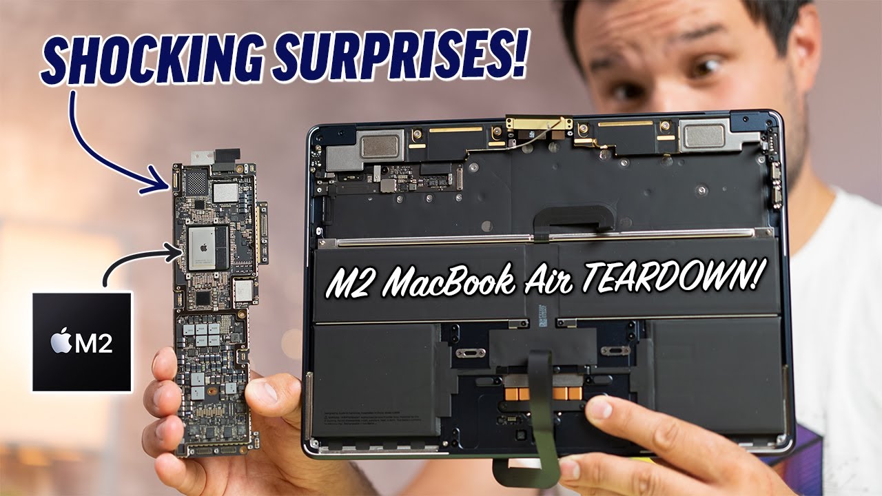 Разборка M2 MacBook Air: раскрыт секрет Apple (и SSD)