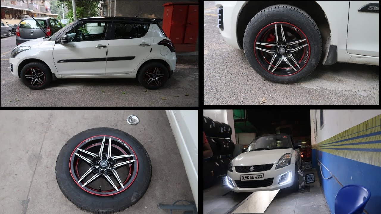 Finally Got Alloys On My Swift | 15 Inches Alloy For Swift | Best Tyre For Your Car | Alloys+Tyre
