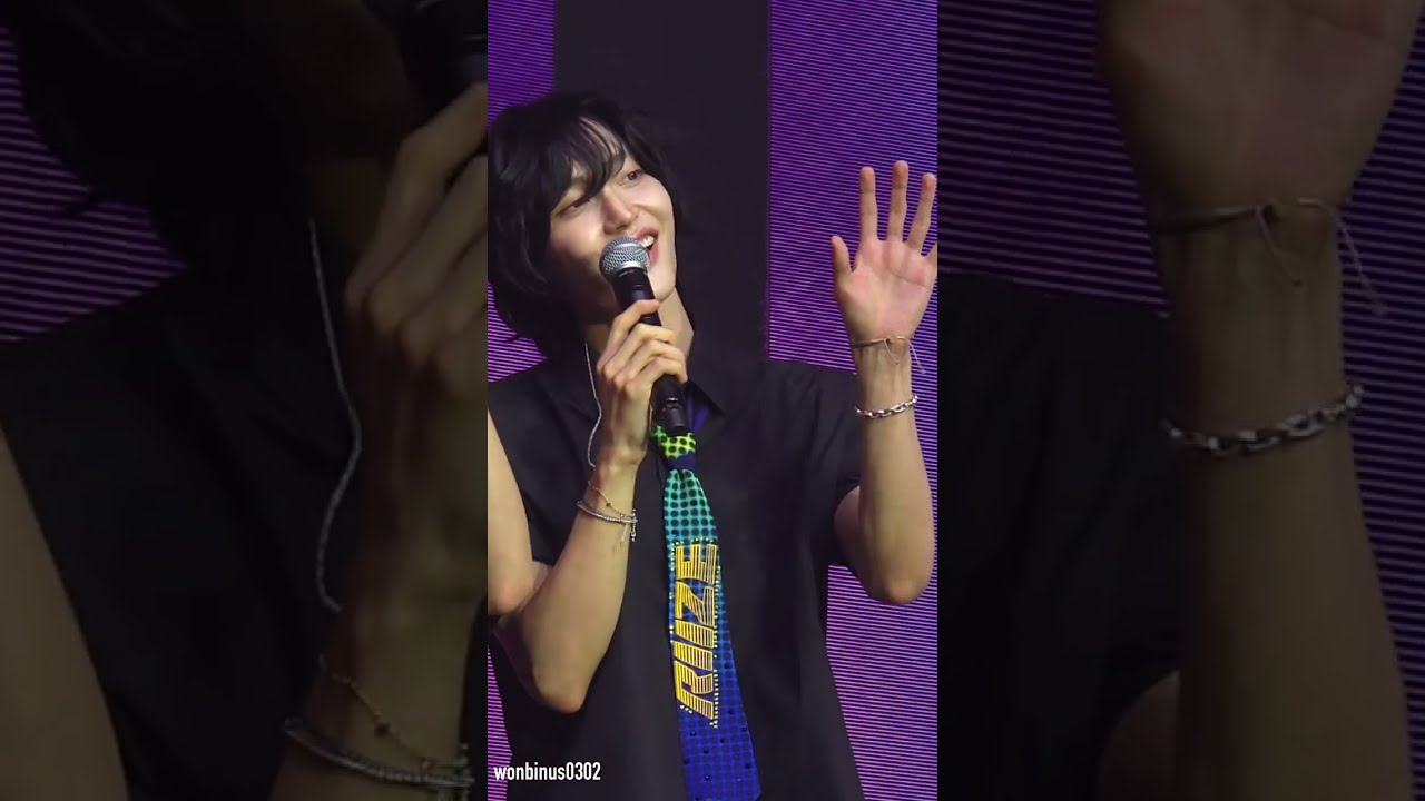 [4K] 240728 라이즈 팬콘 라이징데이 in 방콕 2일차 원빈 모음집 (토크+무대) 직캠