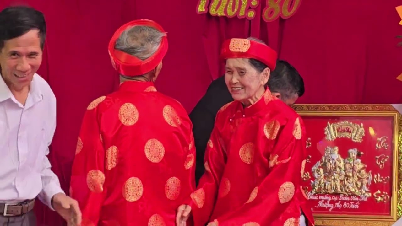 Lễ mừng thọ ông bà nội tuổi 80