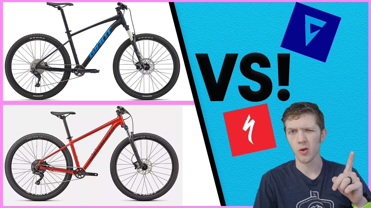 2022 Giant Talon 29 1 VS Specialized Rockhopper Comp beginner mountain bike!