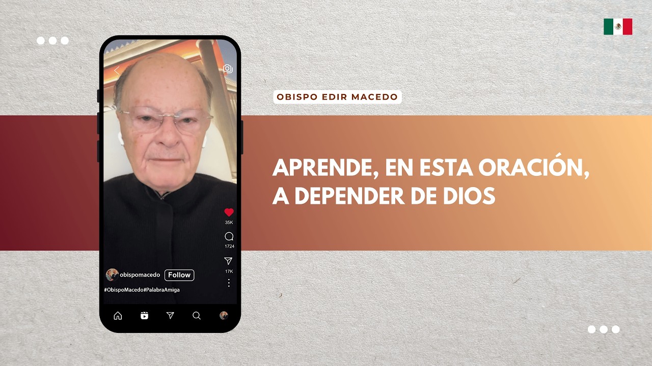 APRENDE, EN ESTA ORACIÓN, A DEPENDER DE DIOS