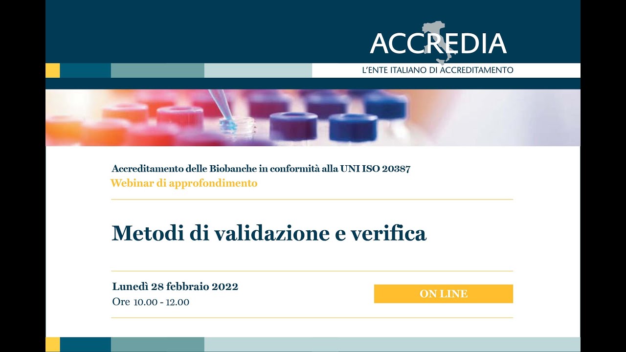 Metodi di validazione e verifica