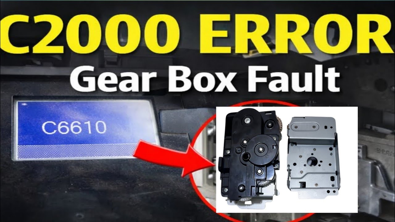 👉#printer Kyocera M2040DN C6610 Error Fix | Gear Motor Problem Solution Hindi