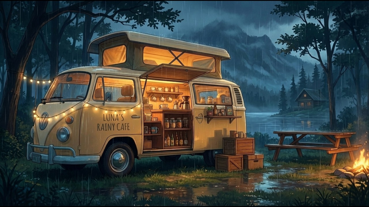12 Hours 90's Chill Lofi ☁️ Dreamy Rain Lofi Music for Focus, Study & Calm Night Relaxation 🌙