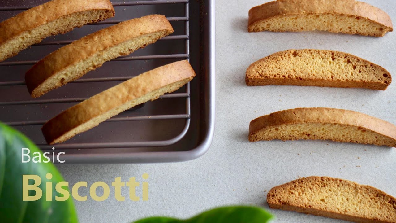 슬슬 섞어 5분 만에 준비 끝! 완전 기본 비스코티 레시피! 티푸드로 강추! Basic Biscotti Recipe | 하다앳홈