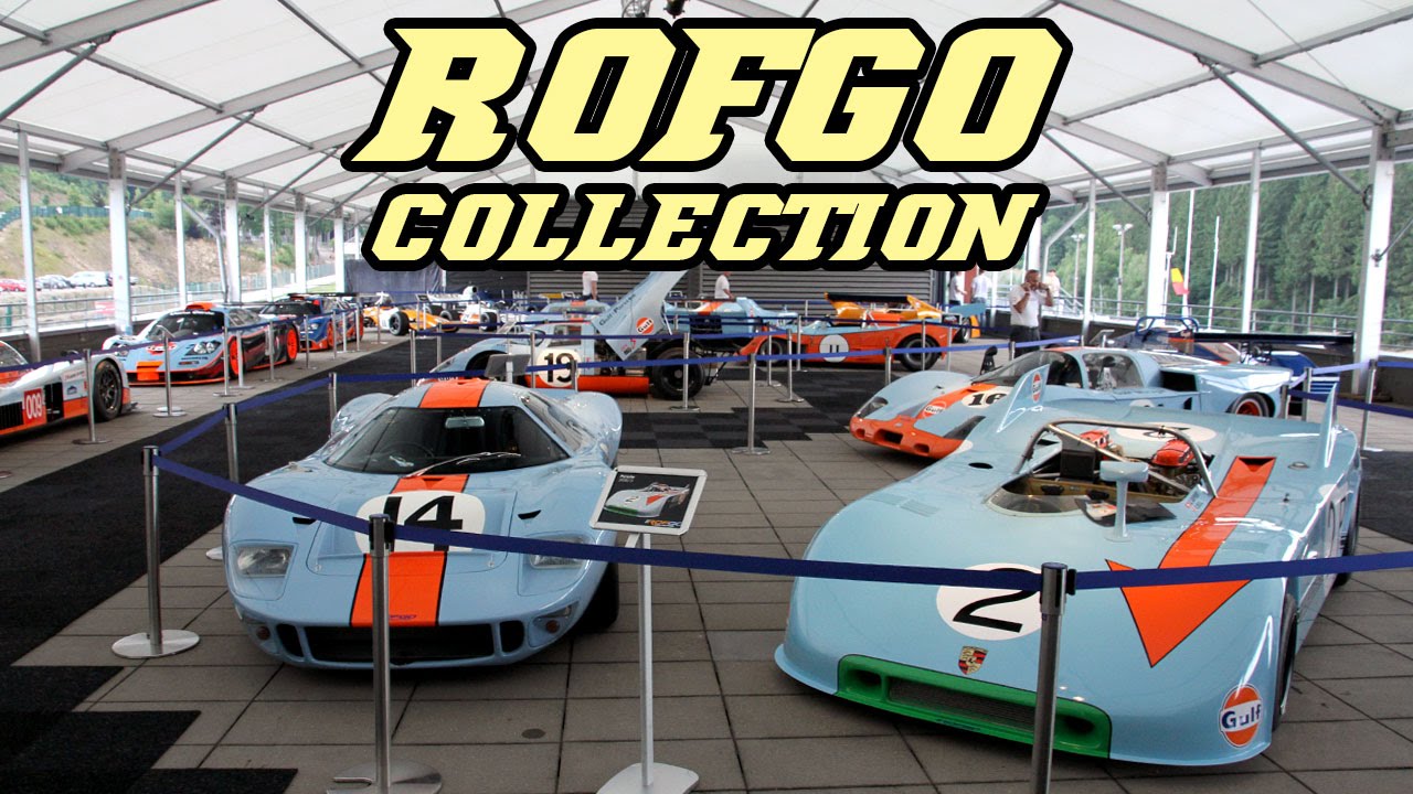 ROFGO Gulf racecars collection (F1 GTR, DBR9, 917K, Howmet, 908, ...)