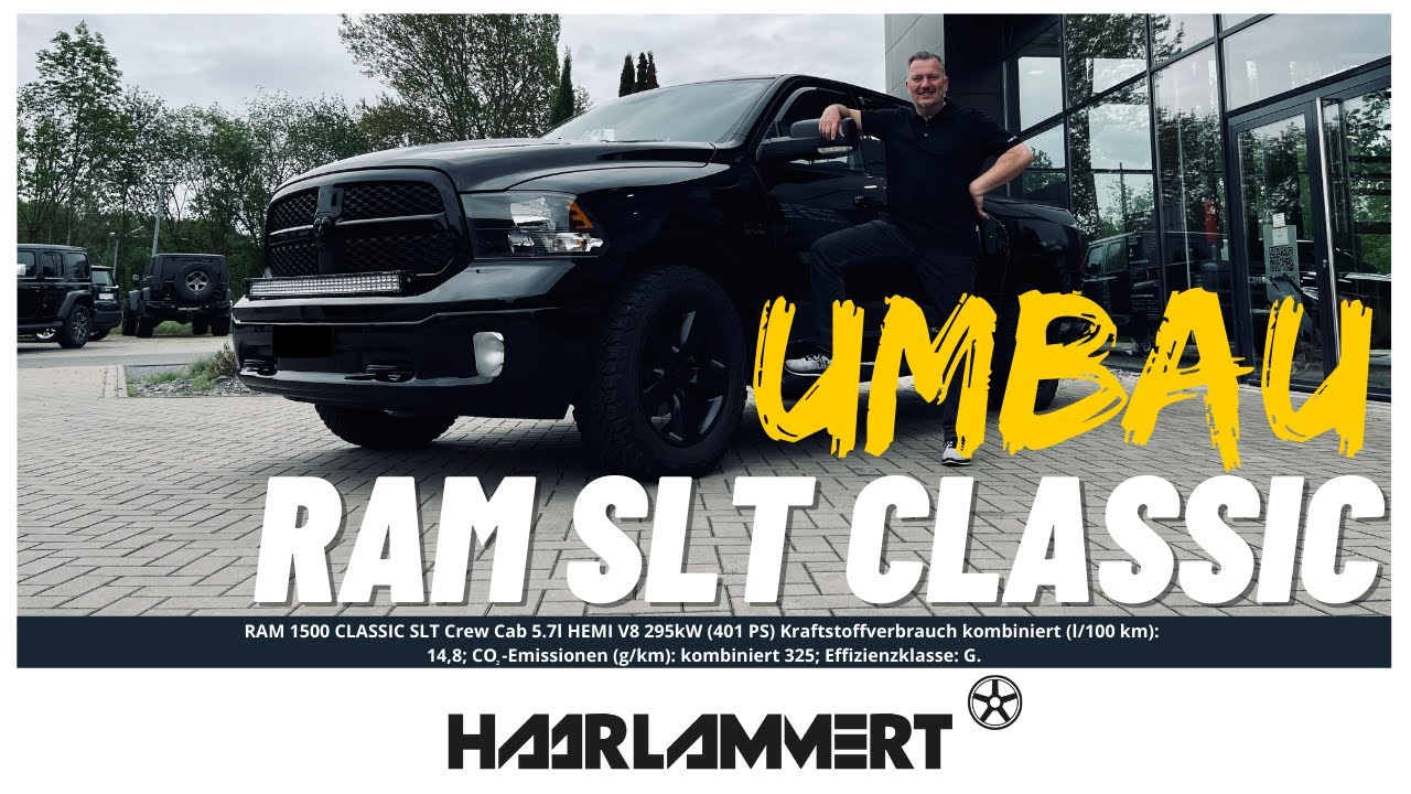 RAM 1500 SLT CLASSIC | Black Edition | UMBAU | Vorstellung