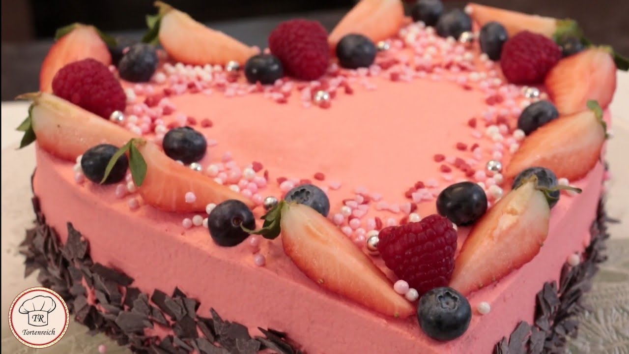 Herz Torte OHNE backen 👉last Minute Valentinstag/Muttertag Geburtstagstorte / No Bake Rezept