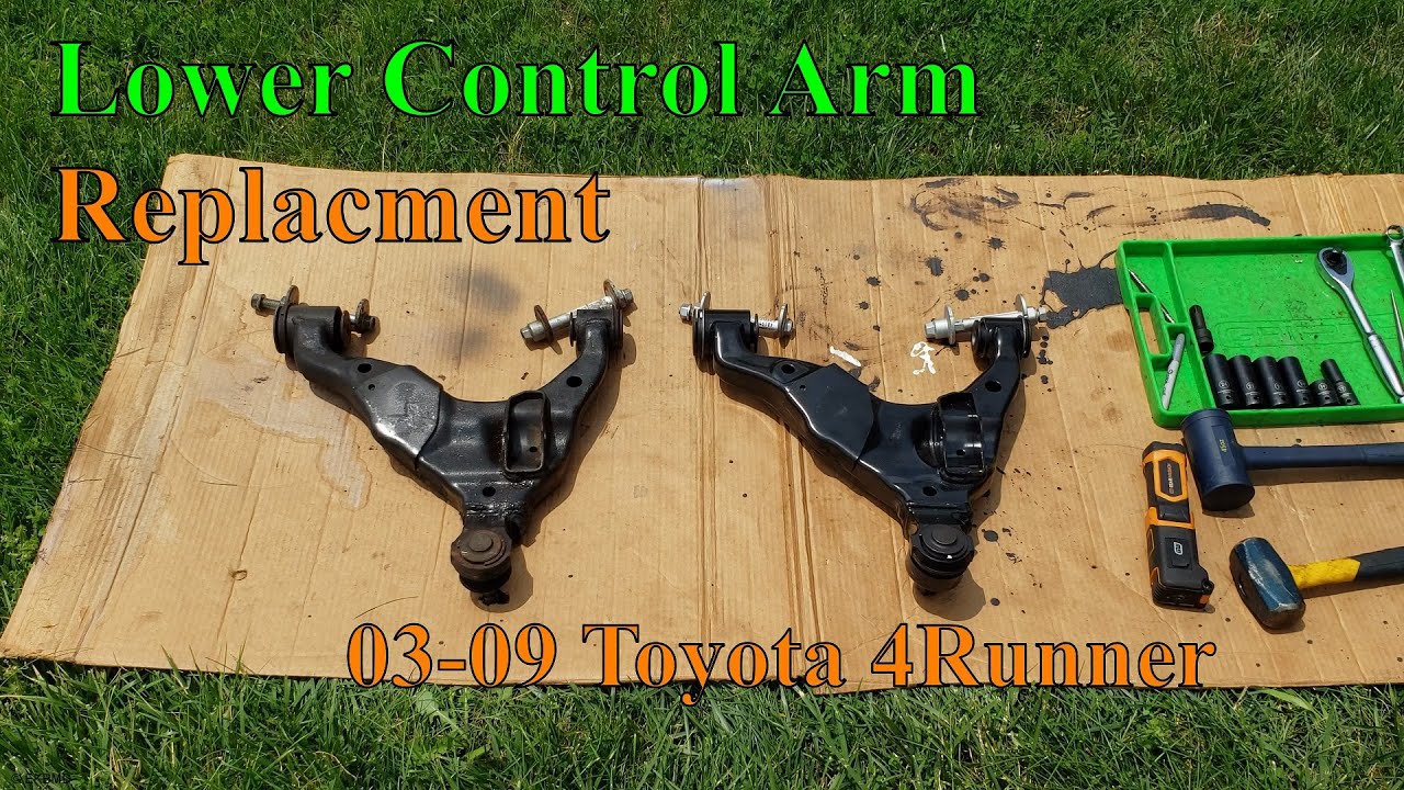 How to Replace Front Lower Control Arms 03-09 Toyota 4Runner