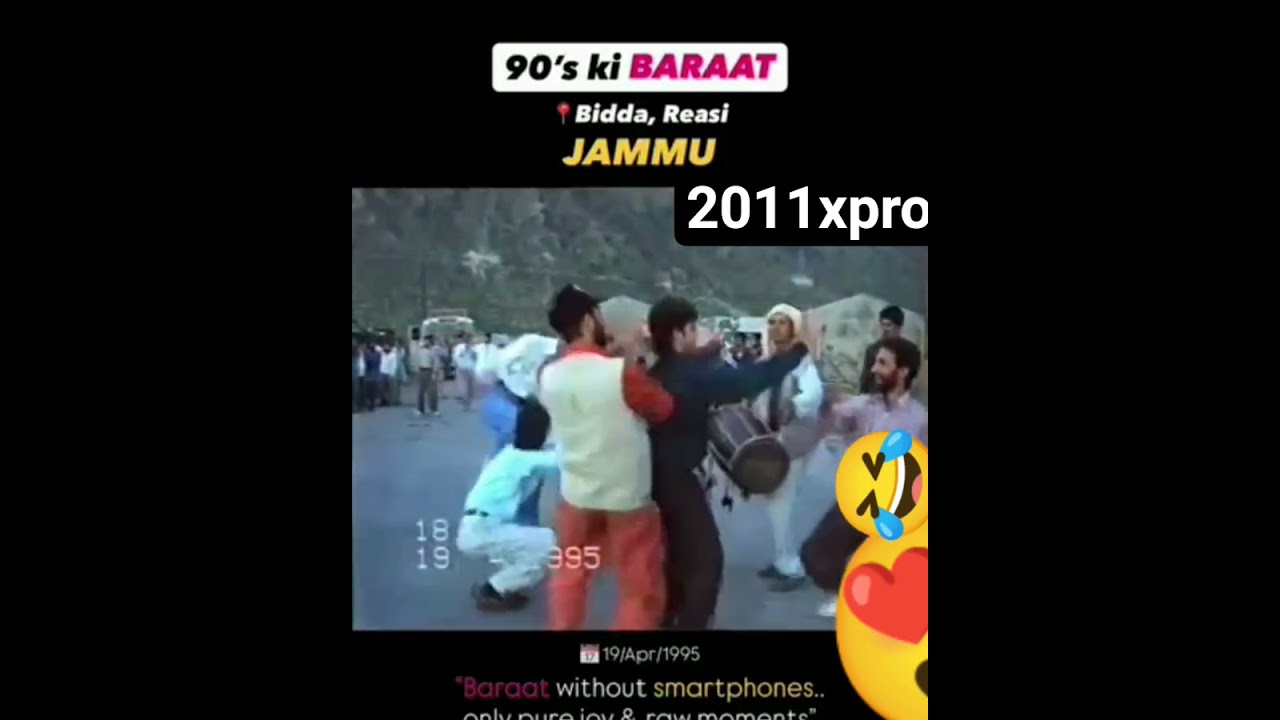 90ki baraat District reasi jammu baraat without smartphone only natural talent