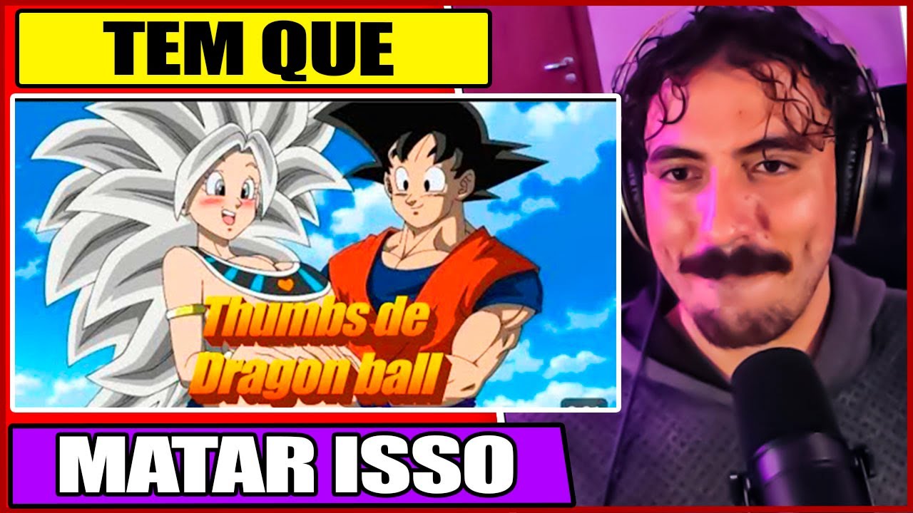 Eu Dublei as melhores thumbnails de dragon ball | Leozin React