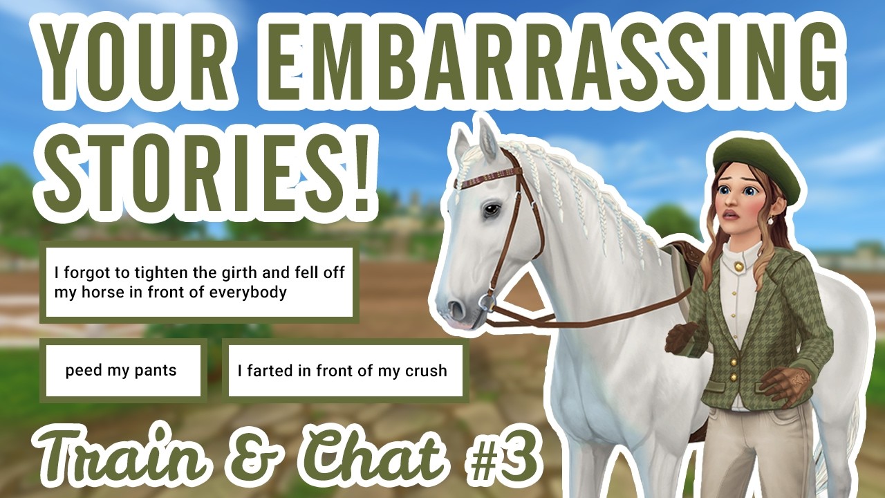 I Asked for Your Most Embarrassing Stories… and Gave You Mine🫣 | Train & Chat #3 (Star Stable)