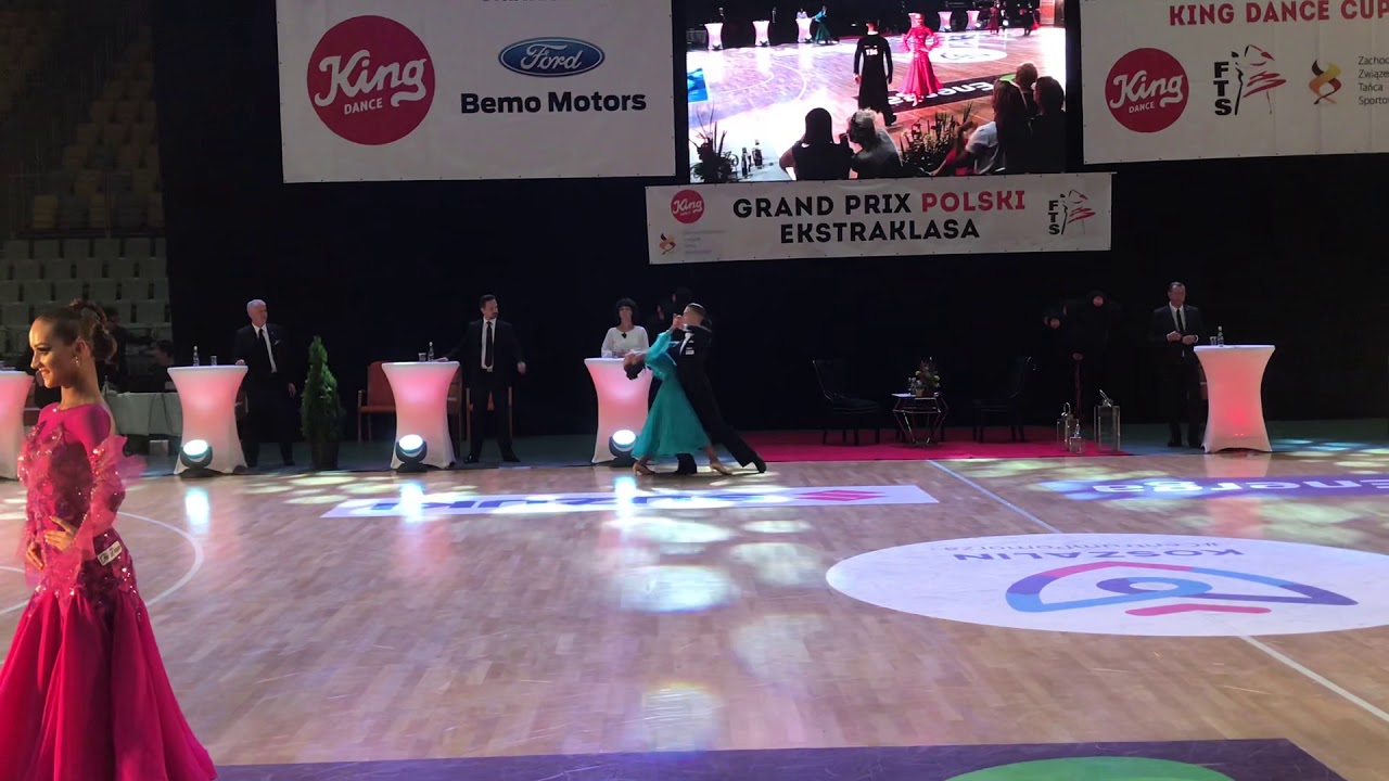 Kacper Greczyński i Natalia Dąbrowska Walc Wiedeński | GPP Ekstraklasa King Dance Koszalin u21