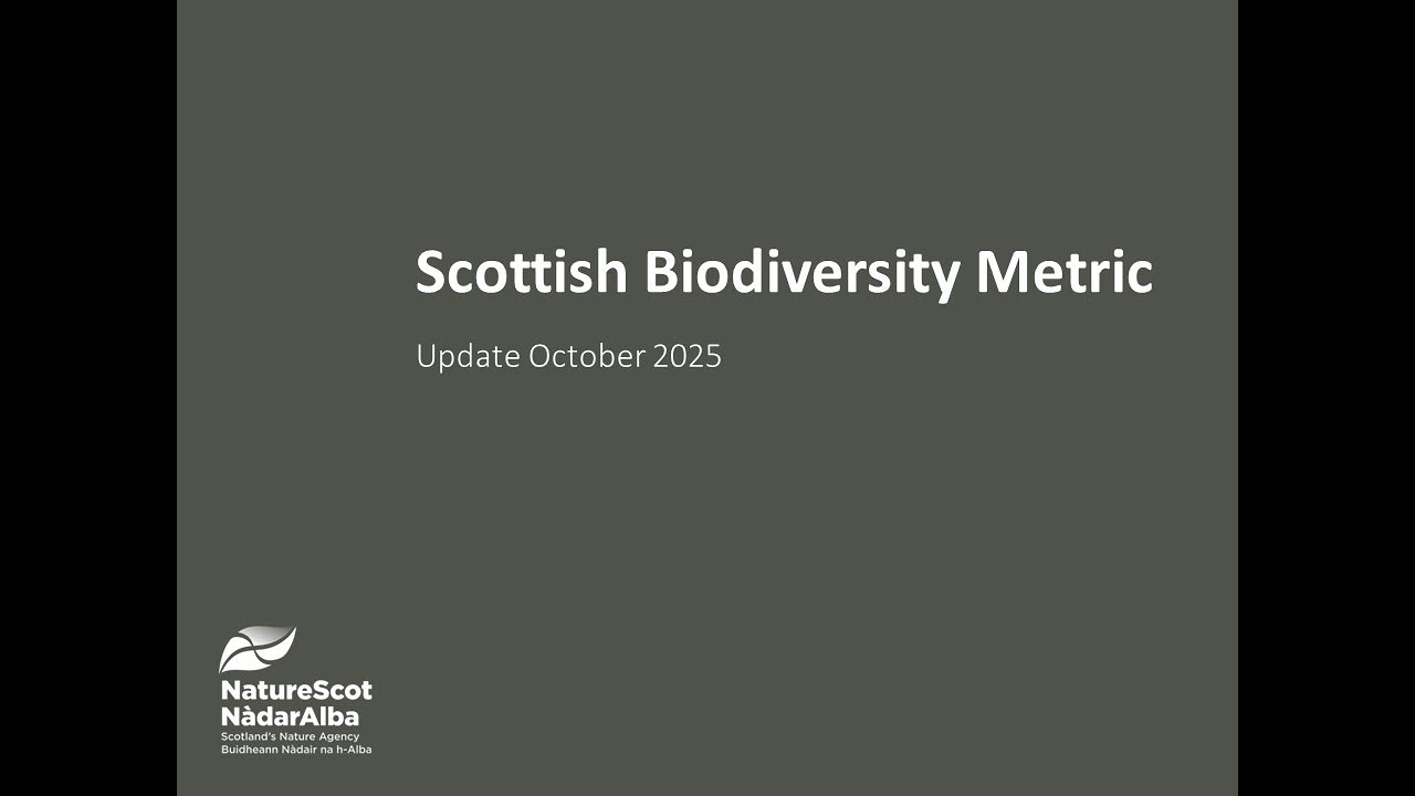 NatureScot — Шотландский показатель биоразнообразия — Обновление в октябре 2025 г.