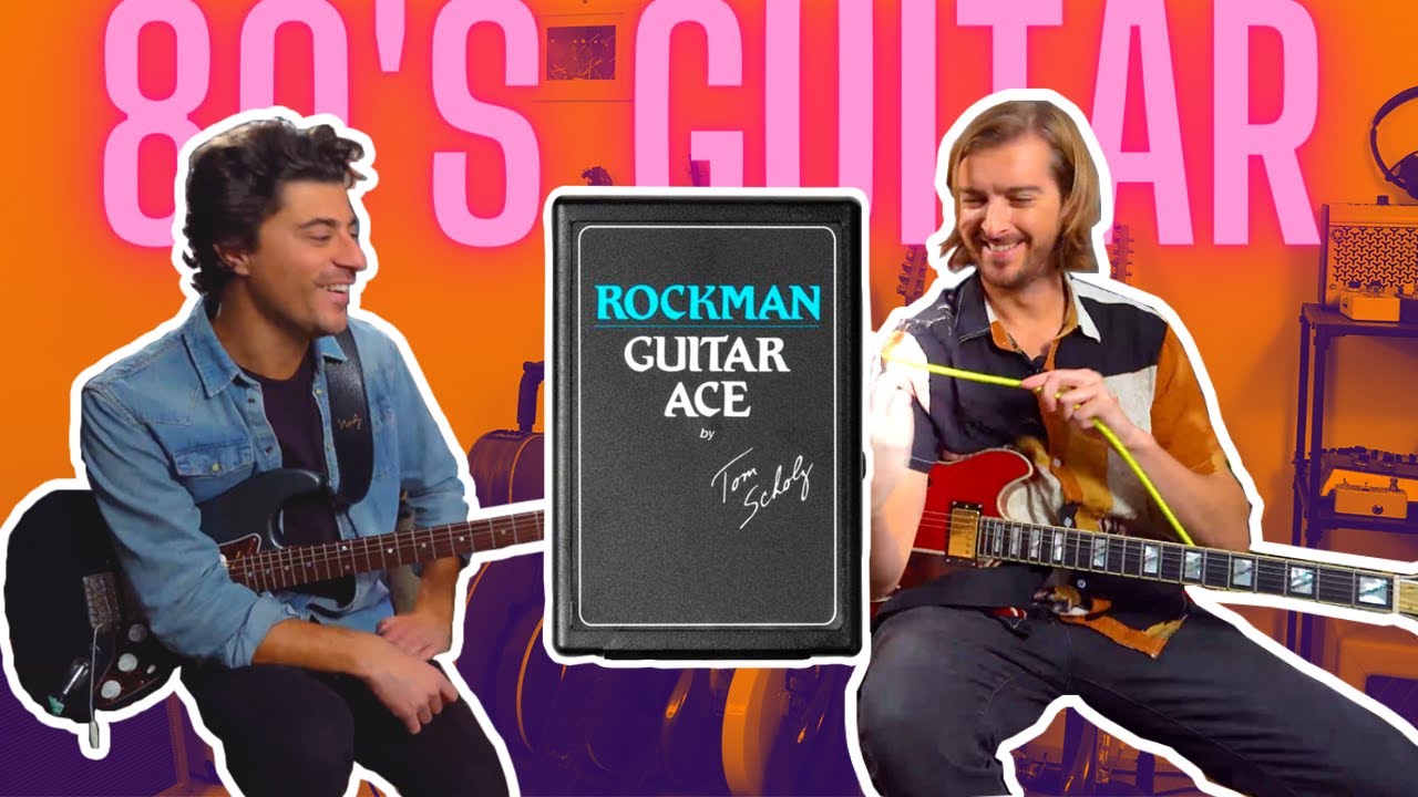 First Time Playing A ROCKMAN Headphone Amp - 80's Guitar Tones