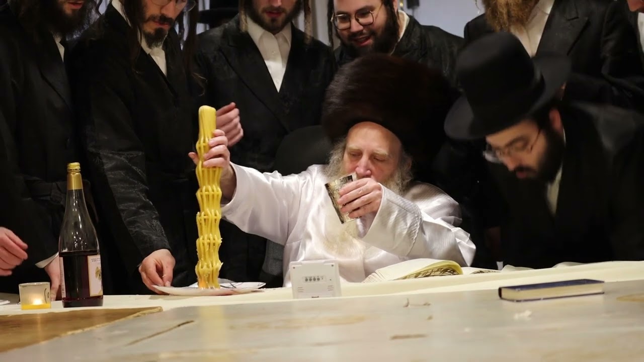 ר׳ יצחק מאיר מורגנשטרן בהבדלה בטבריה - Rabbi Yitzchak Meir Morgenstern at Havdala in Tiberias