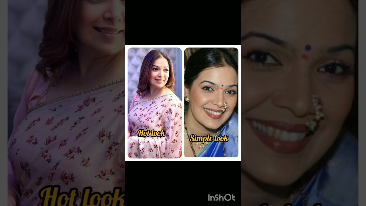 #Shilpa tulaskar simple look vs Hot look #