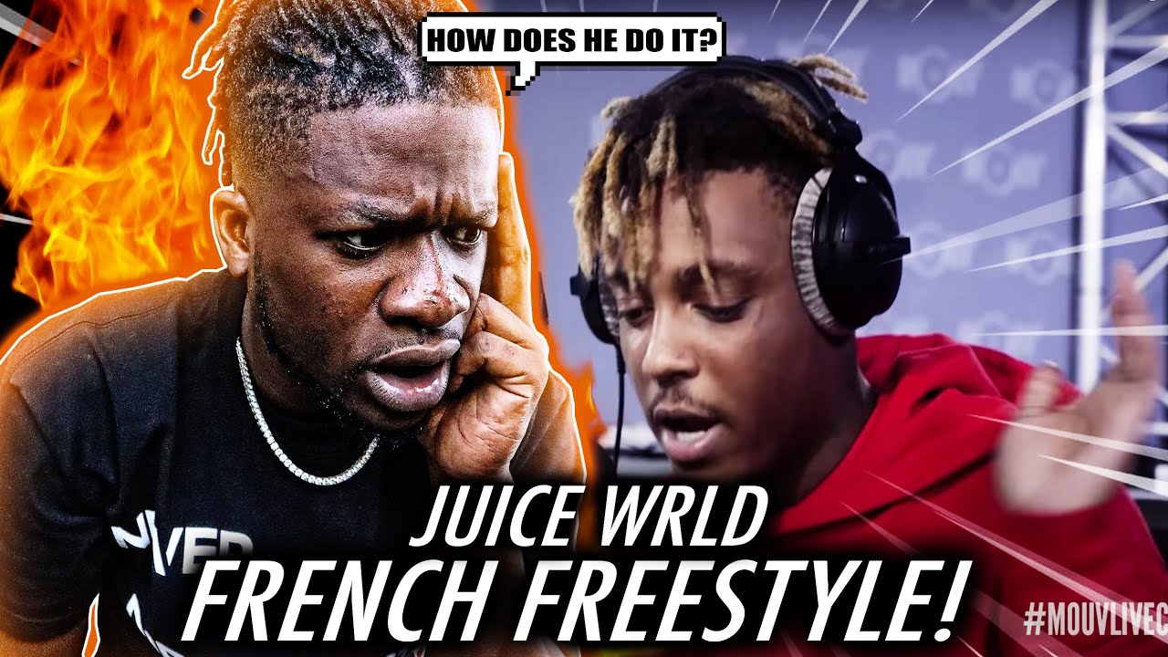 JUICE WRLD МОЖЕТ ЧИТАТЬ РЭП О ЧЁМ УГОДНО! | Фристайл Juice WRLD на французских битах (РЕАКЦИЯ)