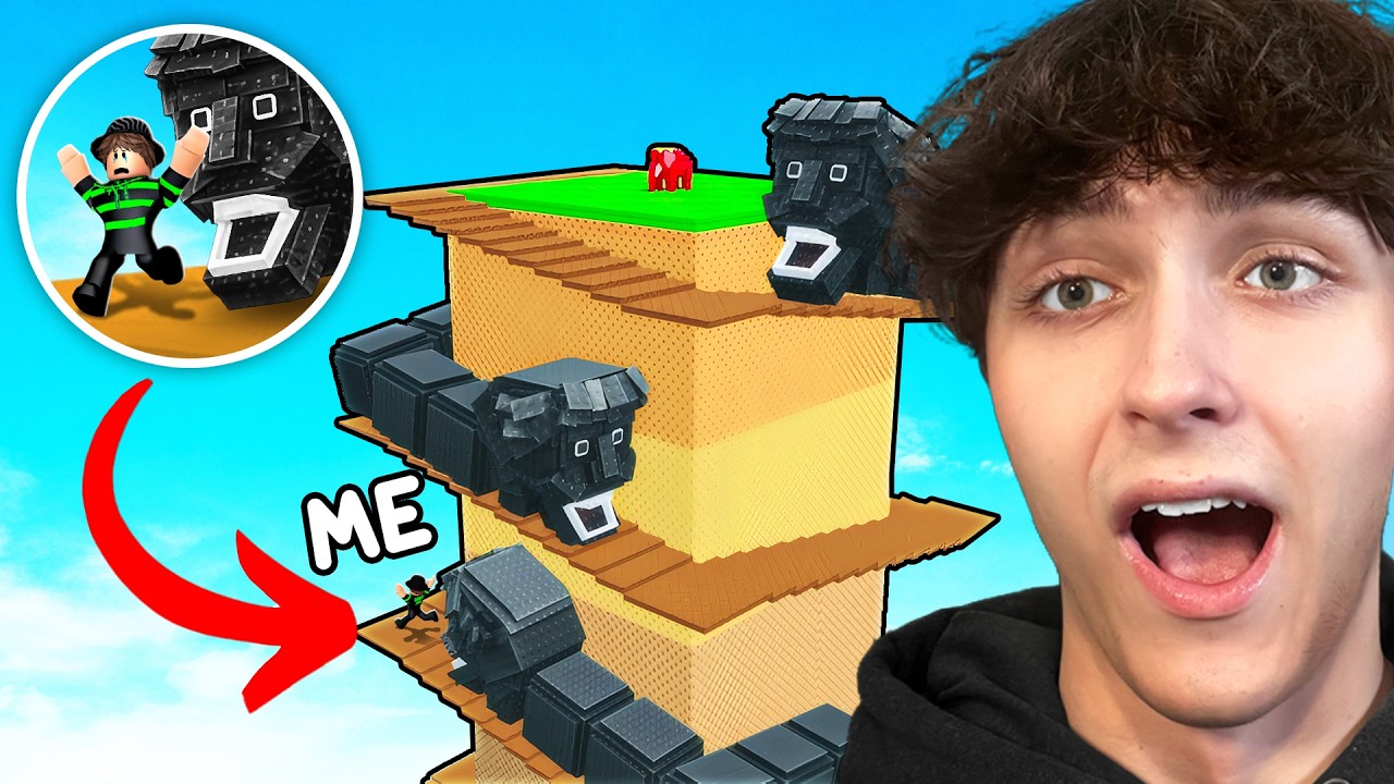 Climb WORM TOWER To Save Brainrots In Roblox!