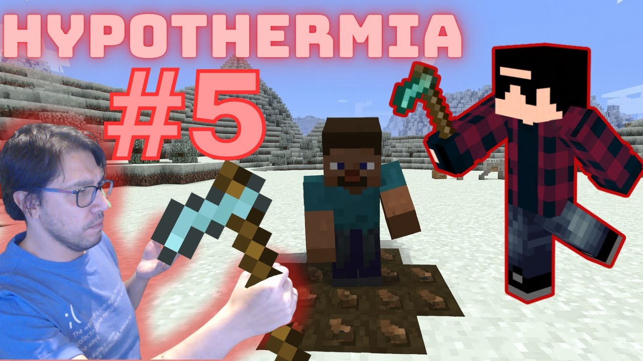 Minecraft Hypothermia #5 - KARIN ORTASINDA TOPRAK YAPMAK