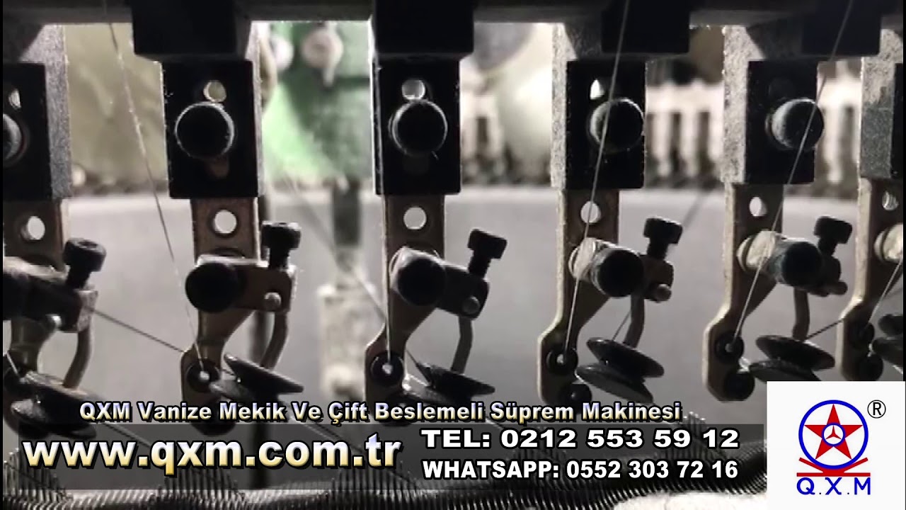 QXM Vanize Mekik Ve Çift Beslemeli Süprem Makinesi