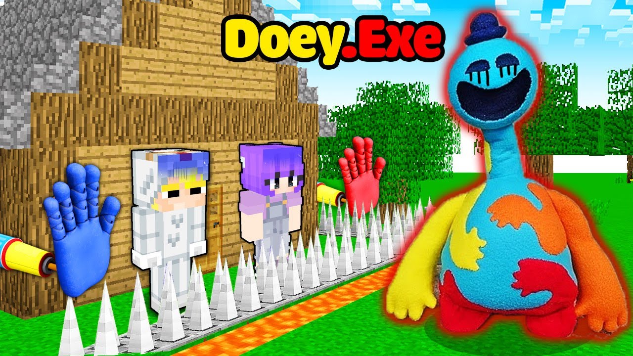 Tô Gà Xây Nhà An Toàn Chống Doey.Exe PoppyPlaytime 4  Trong Minecraft!