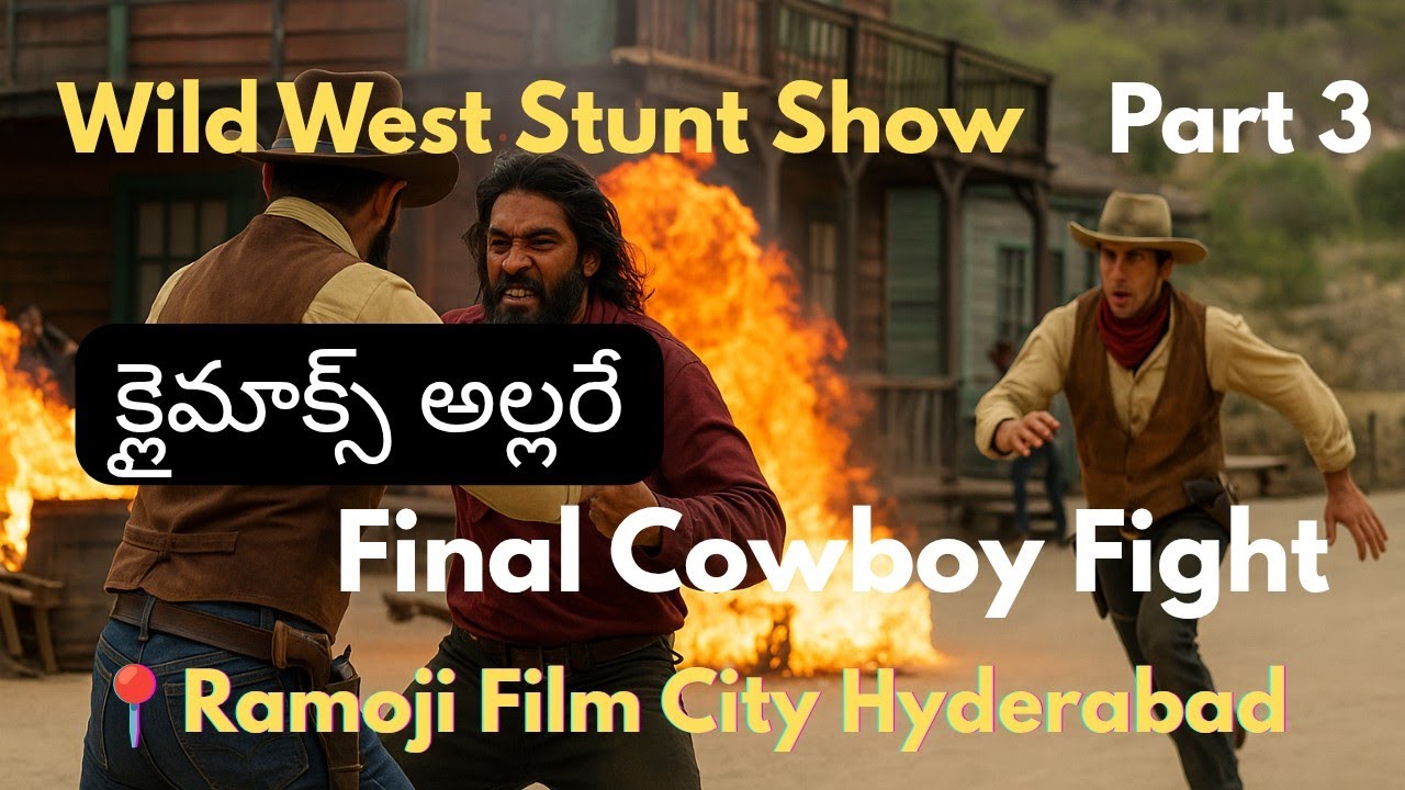 Final Cowboy Fight | Wild West Stunt Show – Part 3 | క్లైమాక్స్ అల్లరే | Ramoji Film City Hyderabad
