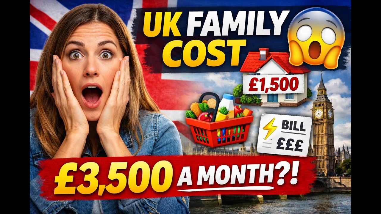 Стоимость жизни в Великобритании в 2026 году 🇬🇧 | Реальный анализ семейного бюджета (шокирующие е...