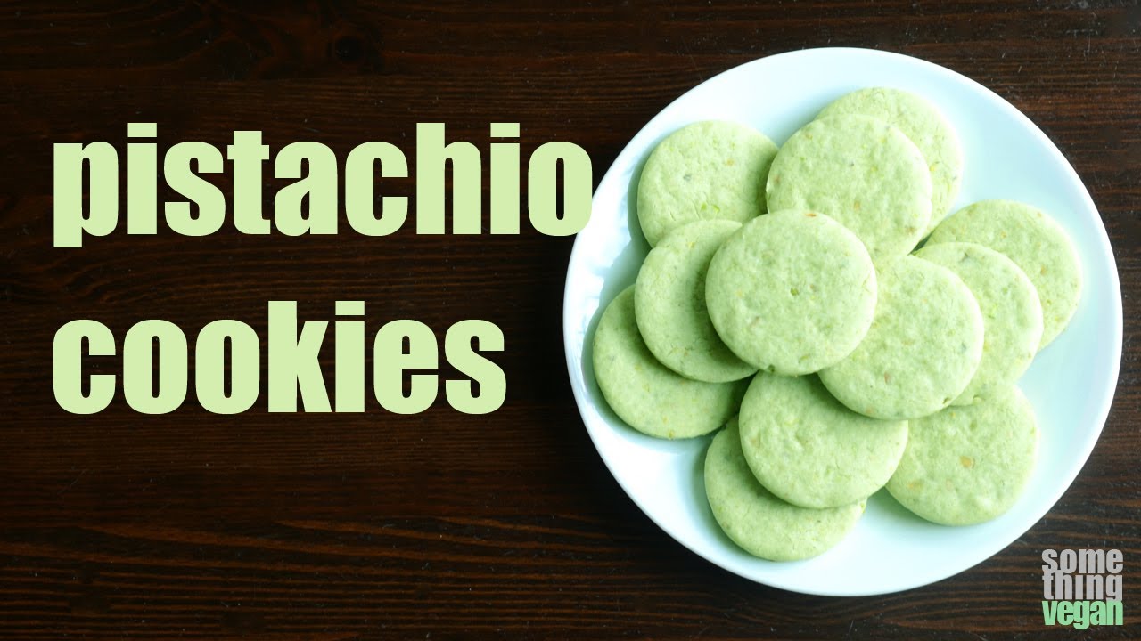 pistachio cookies Something Vegan