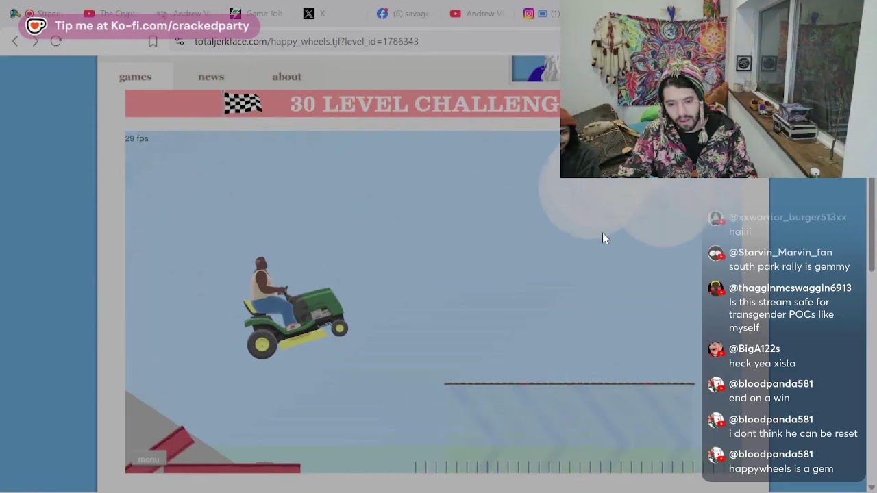 🔴Nick Shirley & Andrew Tate Drama & INDIE GAMES! (virtual kickback, join as a speaker :D )