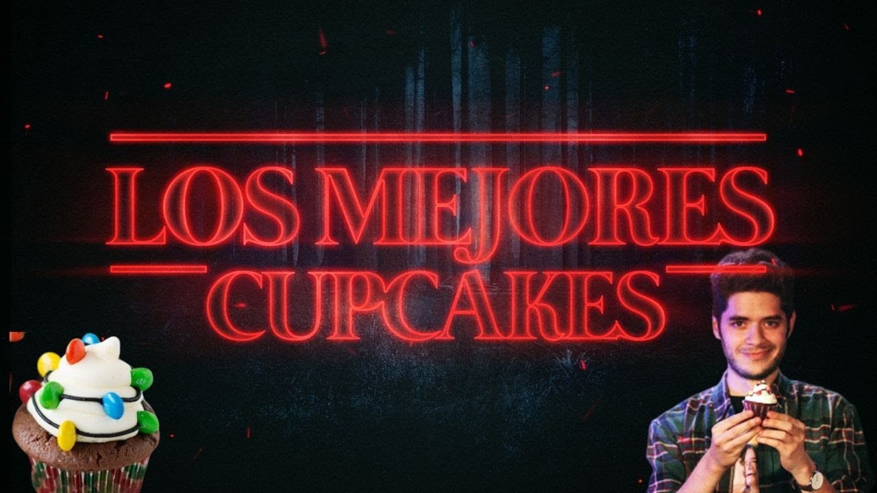 CUPCAKES de Chocolate de STRANGER THINGS / Repostería FÁCIL /Recetas de Halloween 🔥