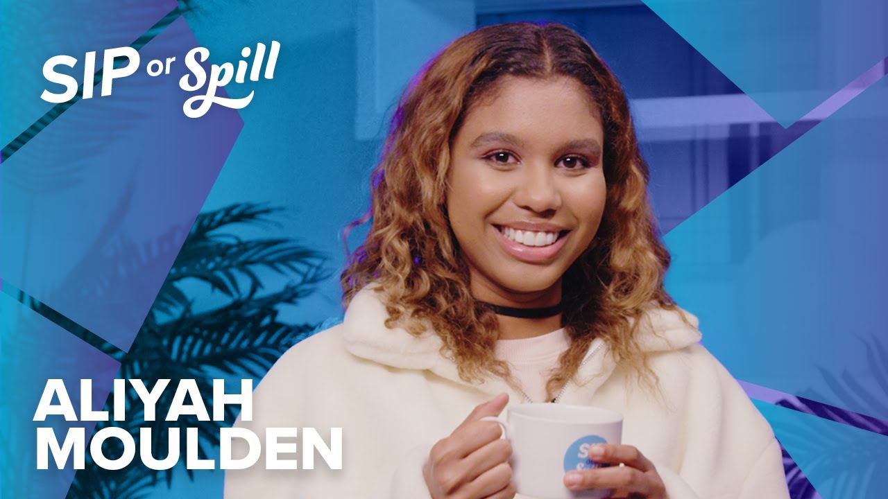 ALIYAH MOULDEN | “Do you have a crush on a co-star?” | Sip or Spill Q&A