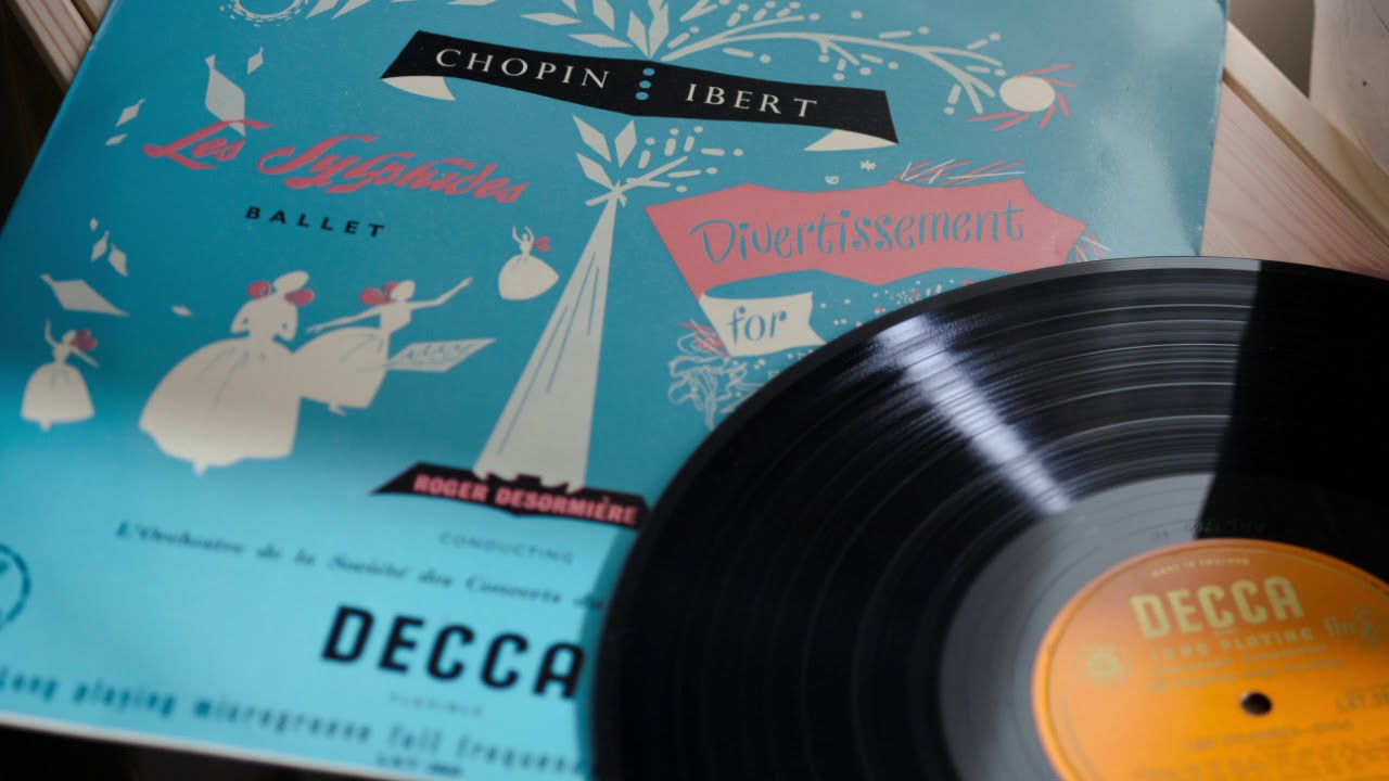 Chopin Les Sylphides Ballet Music, Roger Désormière (circa 1953 LP)