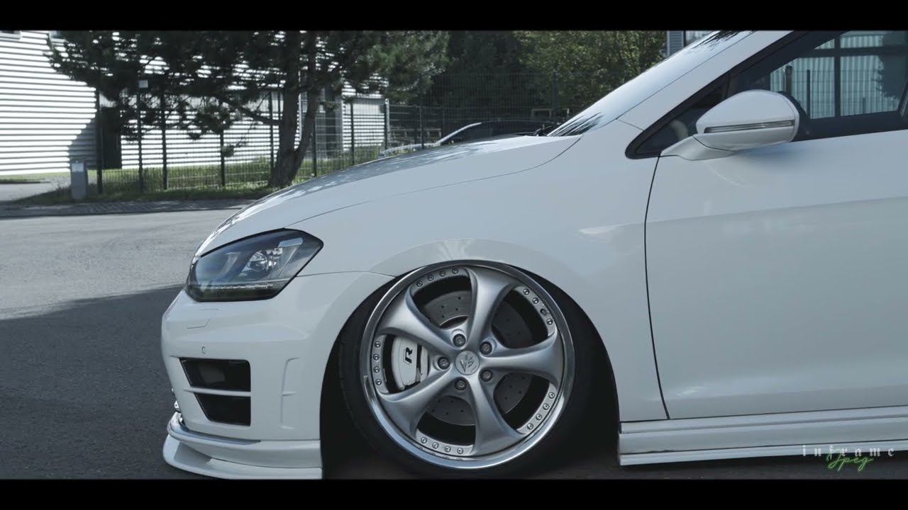 Bagged Golf Mk7 On Work VsK