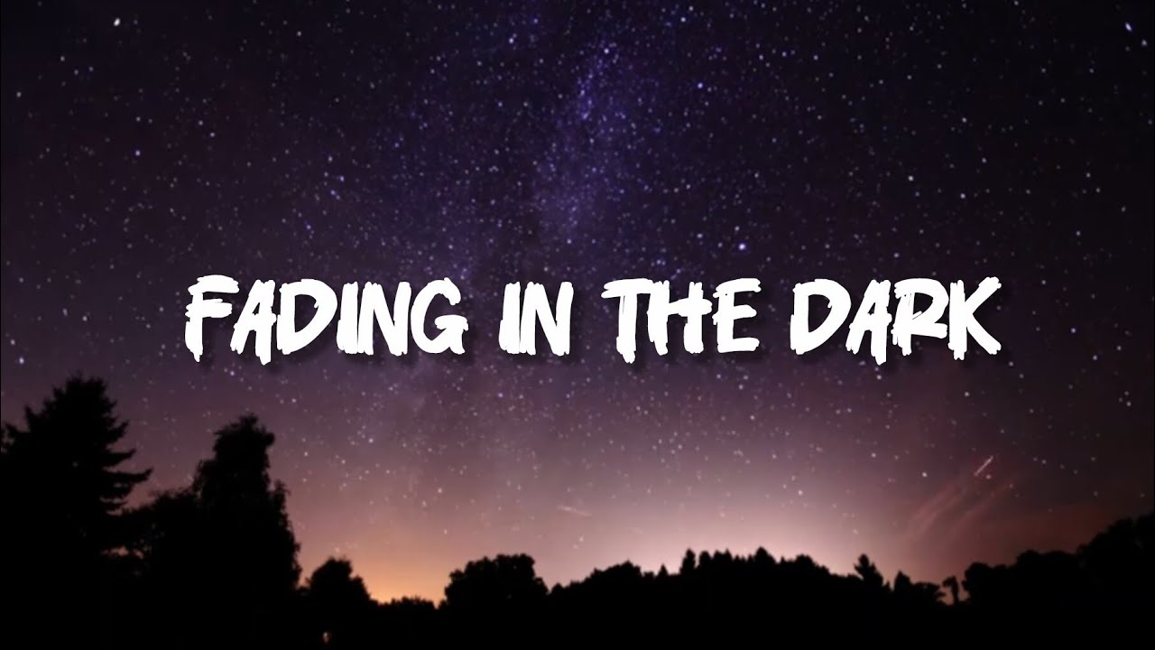 Fading In The Dark 🌑 | Official Lyric Video) | Sad Songs for Late Nights