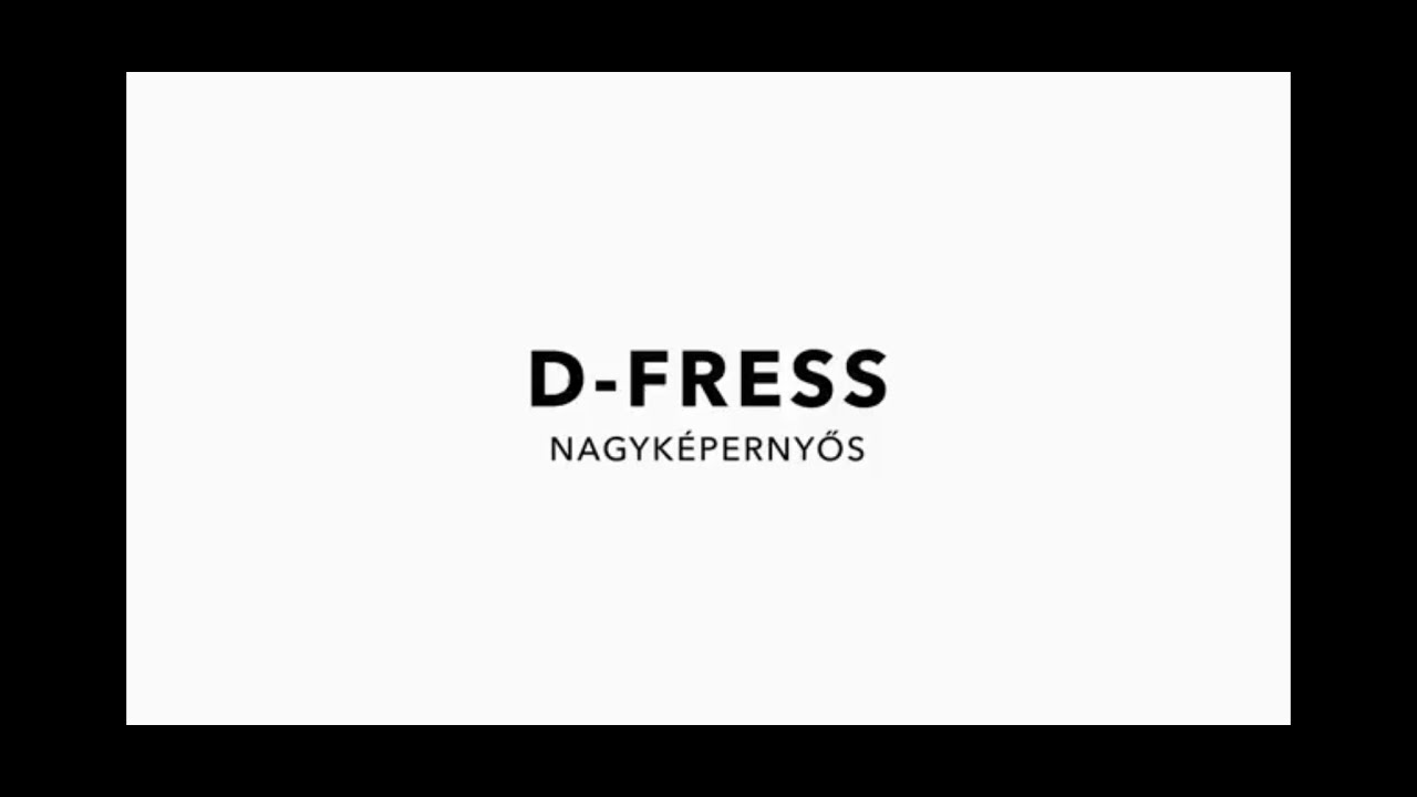 D-Fress - Nagyképernyős | OFFICIAL LYRICAL VIDEO | / Drosszié LP /