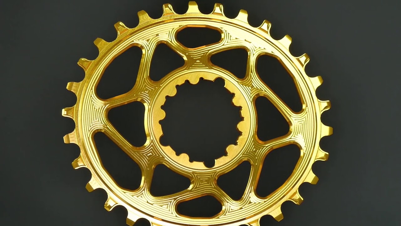 Absolute Black Oval Direct Mount Chainring for SRAM - REAL WEIGHT!