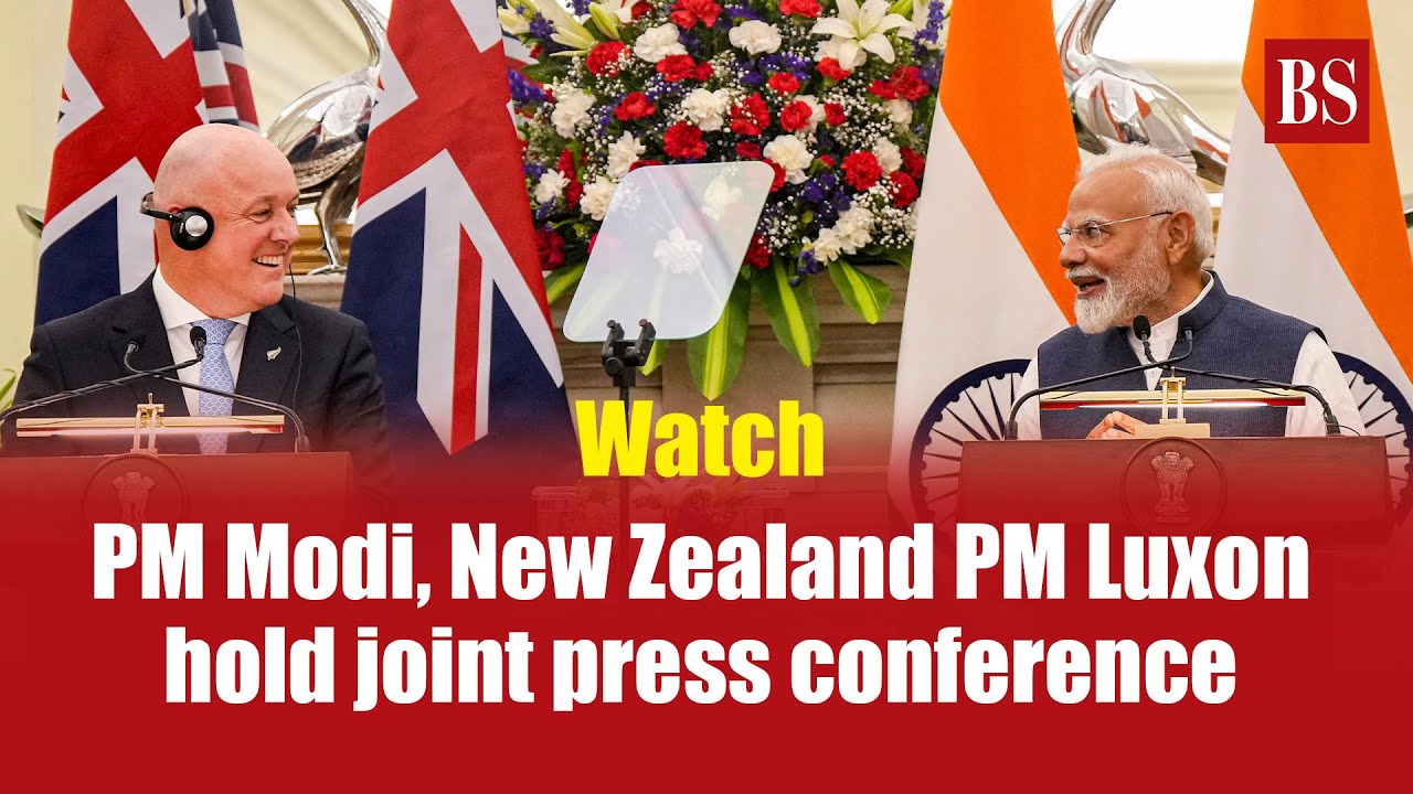 Watch: PM Modi, New Zealand’s PM Christopher Luxon hold joint press conference after bilateral meet