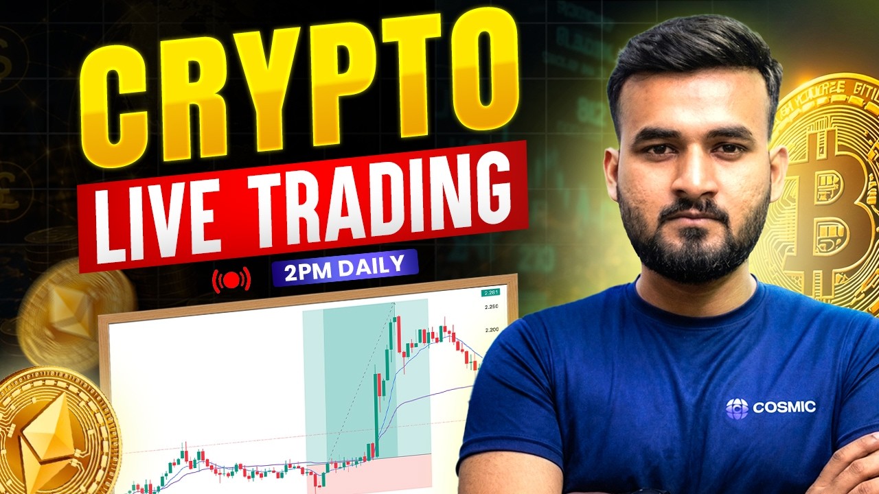 Live Trading Crypto and Gold | Bitcoin, ETH & PAXG Scalping | Cosmic Trade Exchange