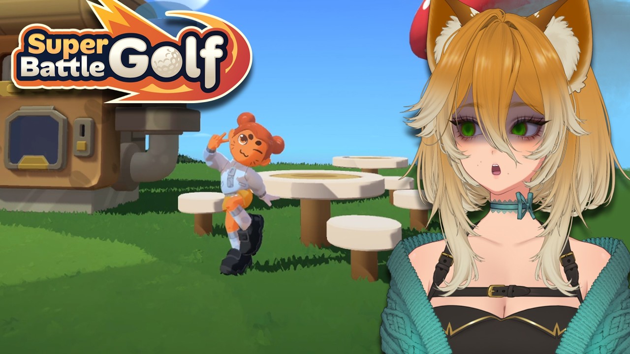 This game is EXTREMELY Overstimulating But We Tried... | Super Battle Golf
