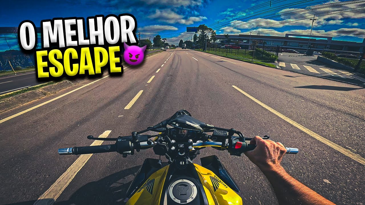 ESCAPE GRS DO PATINHO NA CB 300F TWISTER