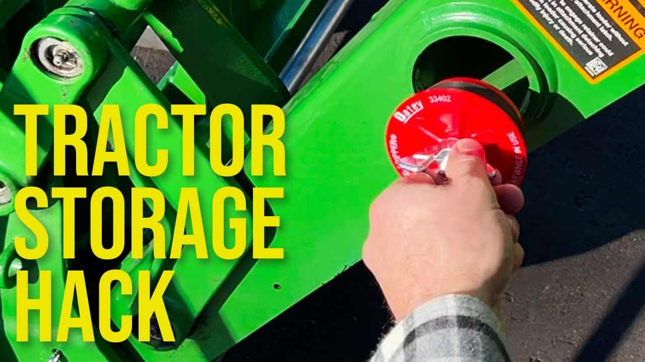 HIDDEN STORAGE HACK FOR TRACTOR LOADERS 👨‍🌾🚜