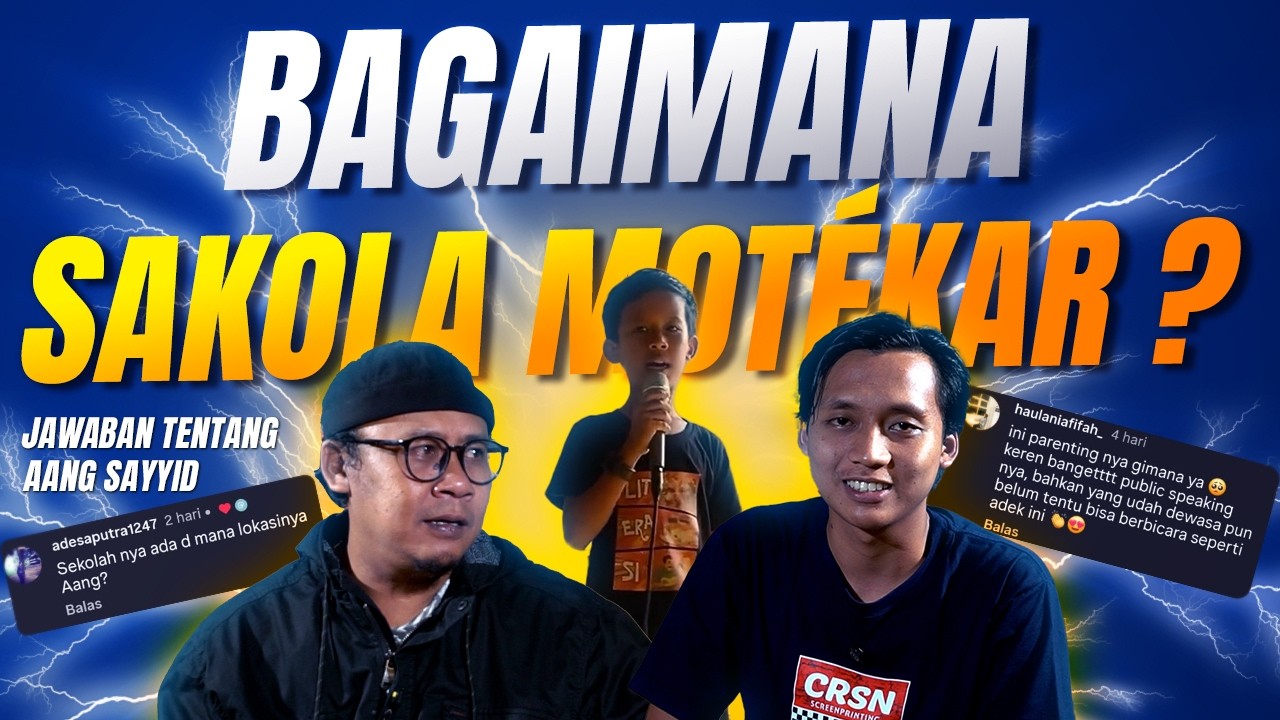 BAGAIMANA SAKOLA MOTÉKAR? || JAWABAN TENTANG AANG SAYYID