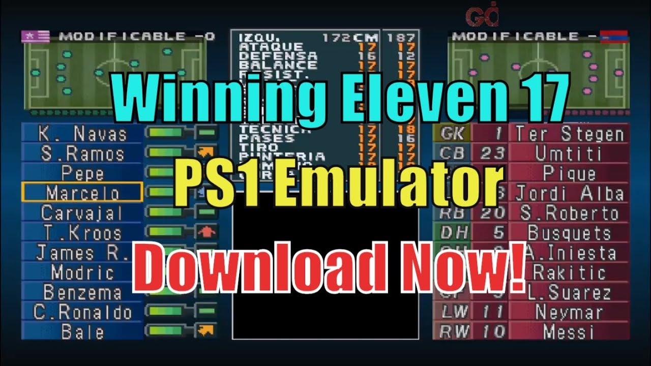 WINNING ELEVEN17 (PS1  Emulator) 2018