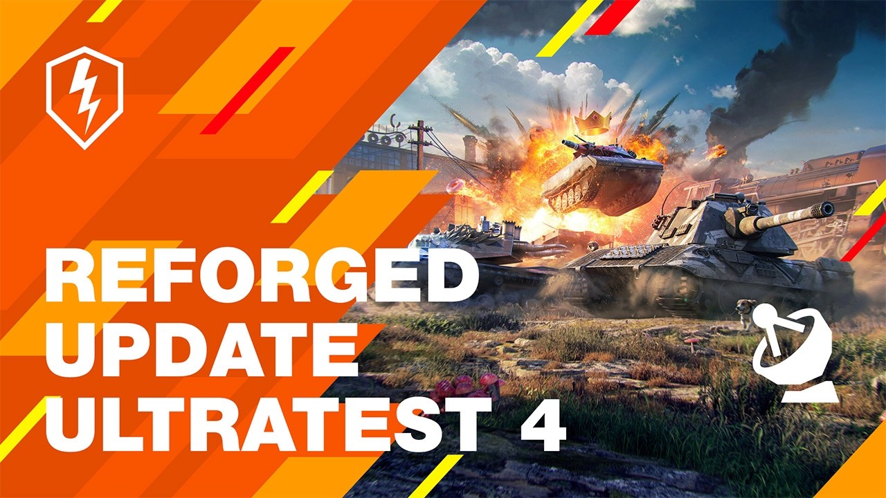 WoT Blitz. The Reforged Update Live Stream. Ultra Test 4