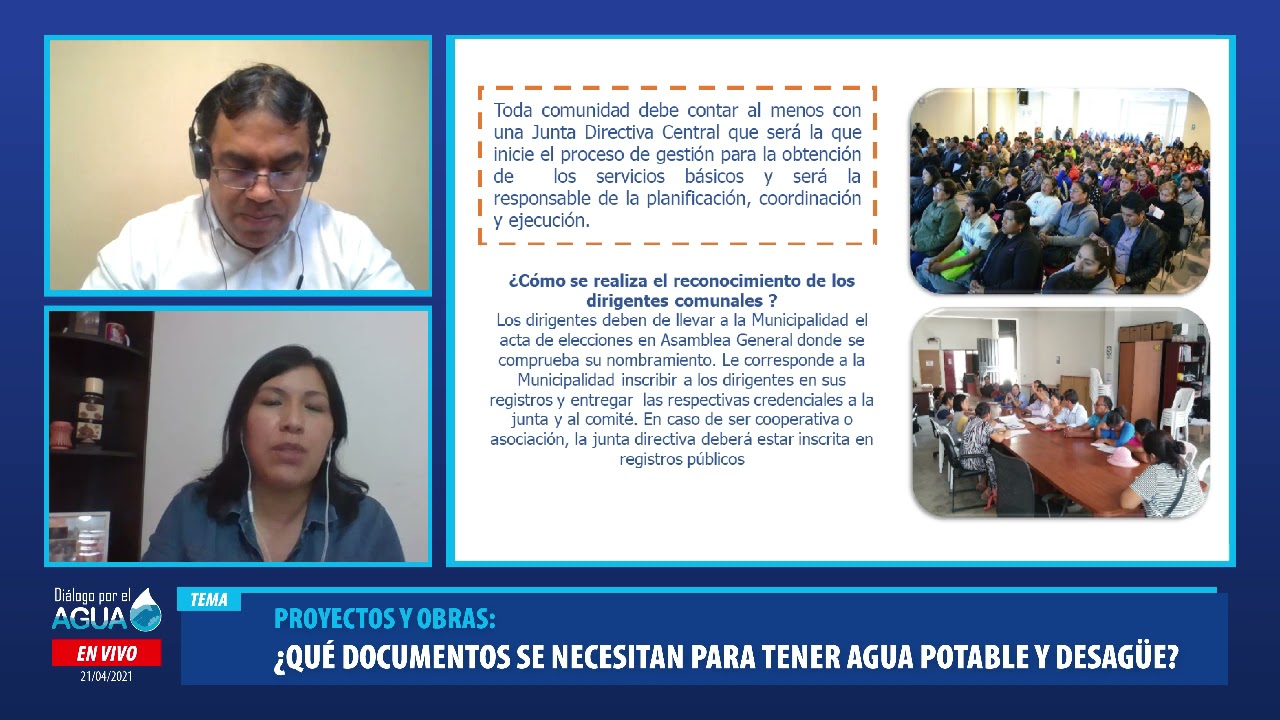 REQUISITOS PARA TENER AGUA POTABLE Y ALCANTARILLADO