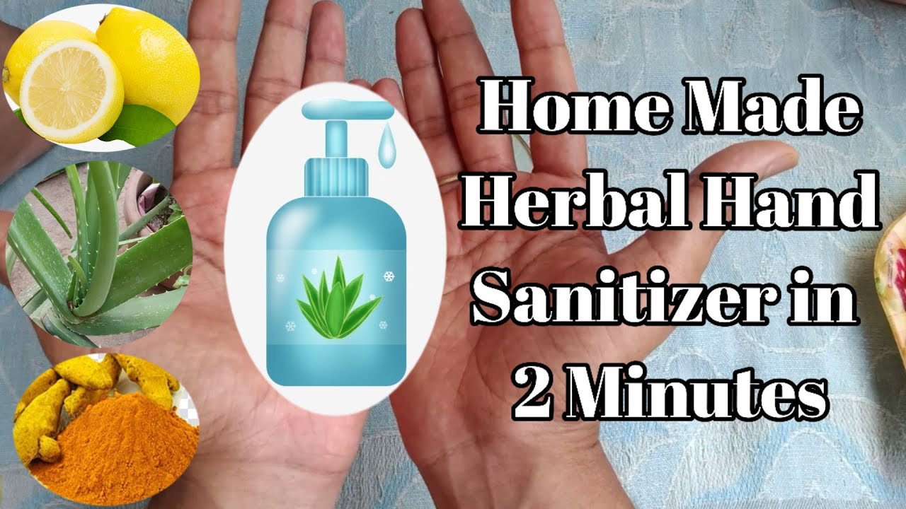 How to Make Herbal Hand Sanitize using Aloe Vera at Home in 2 min | With out Alcohol | Seedbasket